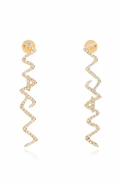 Marni GOLD Brass earrings