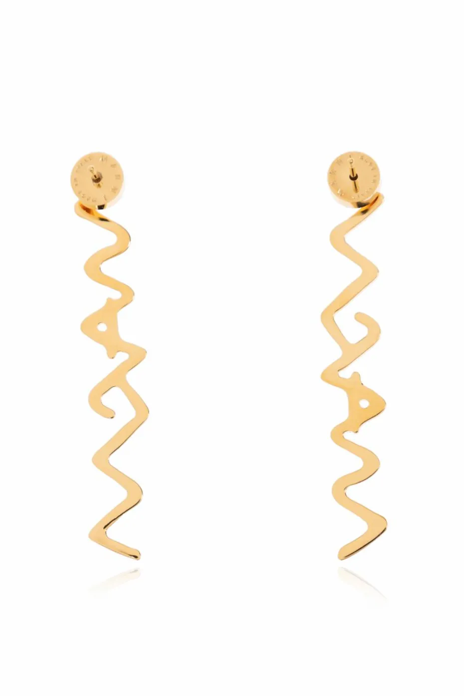 Marni GOLD Brass earrings