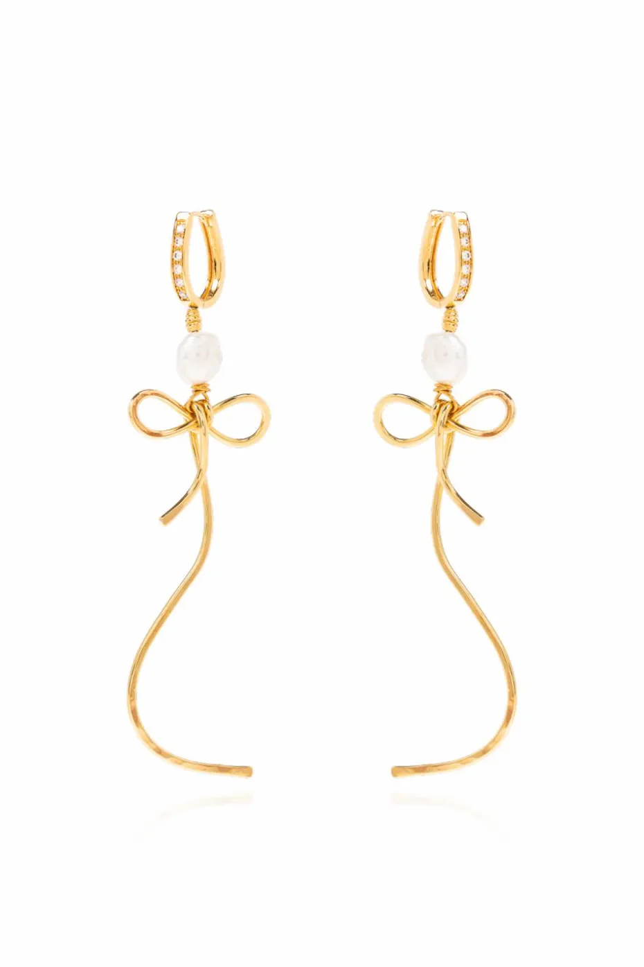 Marni GOLD Brass earrings