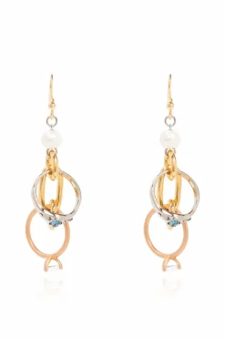Marni GOLD Earrings with pendants