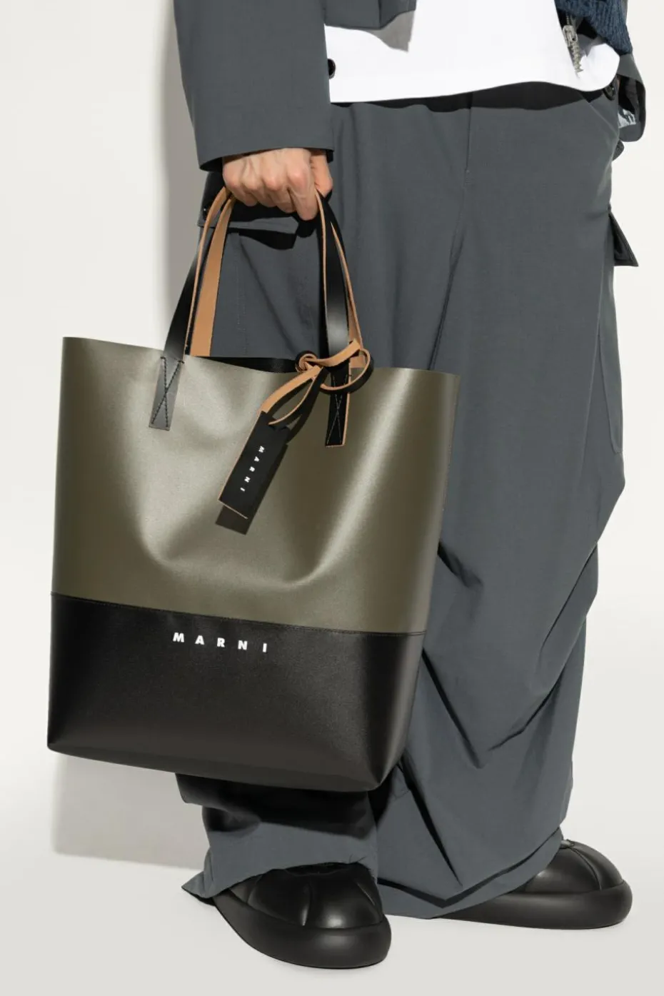 Marni GREEN Shopper bag