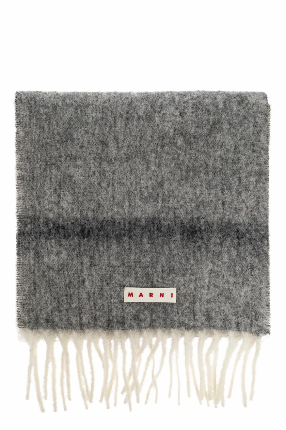 Marni GREY Scarf with logo