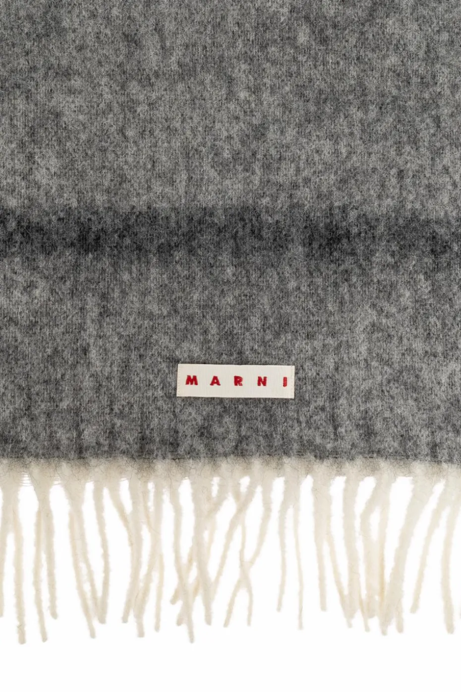 Marni GREY Scarf with logo