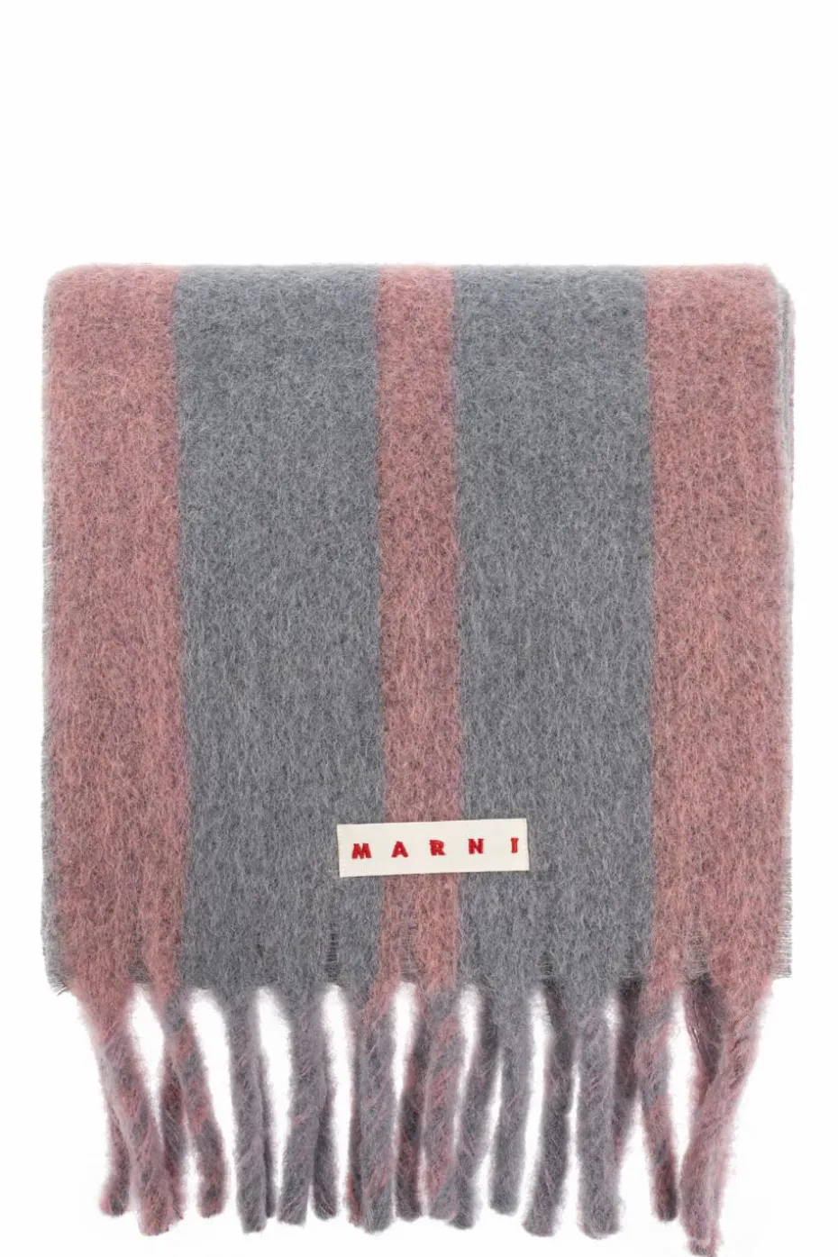 Marni GREY Scarf with logo