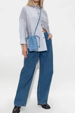 Marni GREY Shirt with stripe pattern
