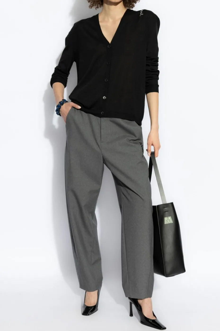 Marni GREY Wool pants