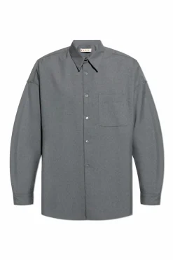 Marni GREY Wool shirt