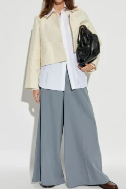 Marni GREY Wool trousers