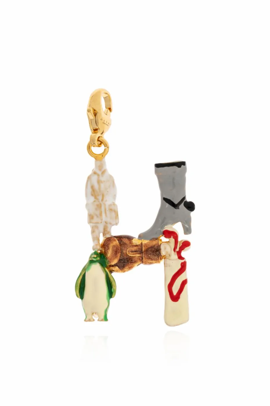 Marni MULTICOLOUR Pendant with a letter