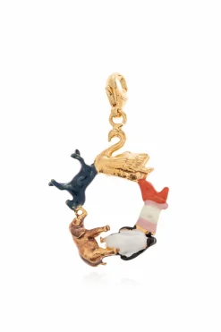 Marni MULTICOLOUR Pendant with the letter 'O'