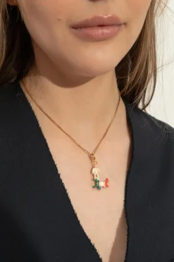 Marni MULTICOLOUR Pendant with the letter 'L'
