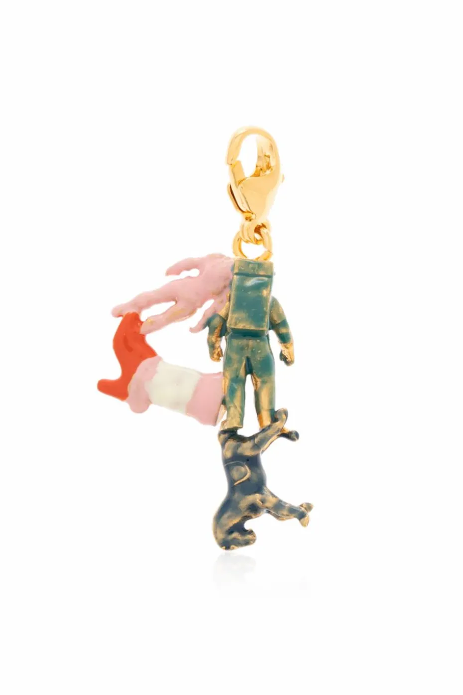 Marni MULTICOLOUR Pendant with the letter `P`