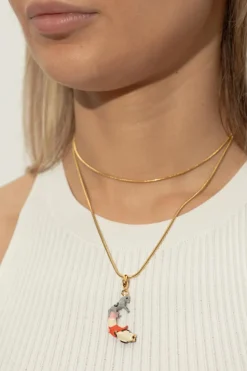 Marni MULTICOLOUR Pendant with a letter