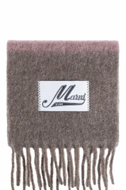 Marni MULTICOLOUR Scarf with fringes