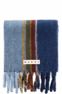 Marni MULTICOLOUR Scarf with logo