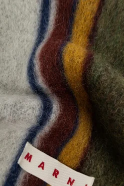Marni MULTICOLOUR Scarf with logo