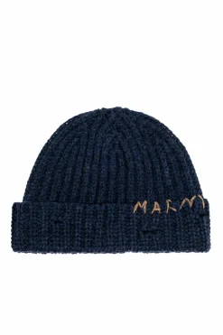 Marni NAVY BLUE Cap with logo