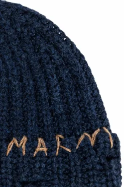 Marni NAVY BLUE Cap with logo