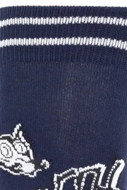 Marni NAVY BLUE Socks with logo