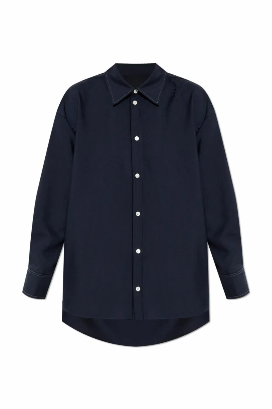 Marni NAVY BLUE Wool shirt