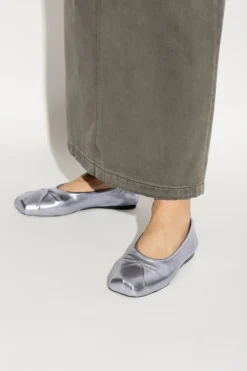 Marni PURPLE Ballerinas 'Little Bow'
