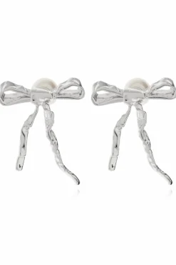 Marni SILVER Bow earrings