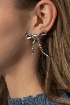 Marni SILVER Bow earrings