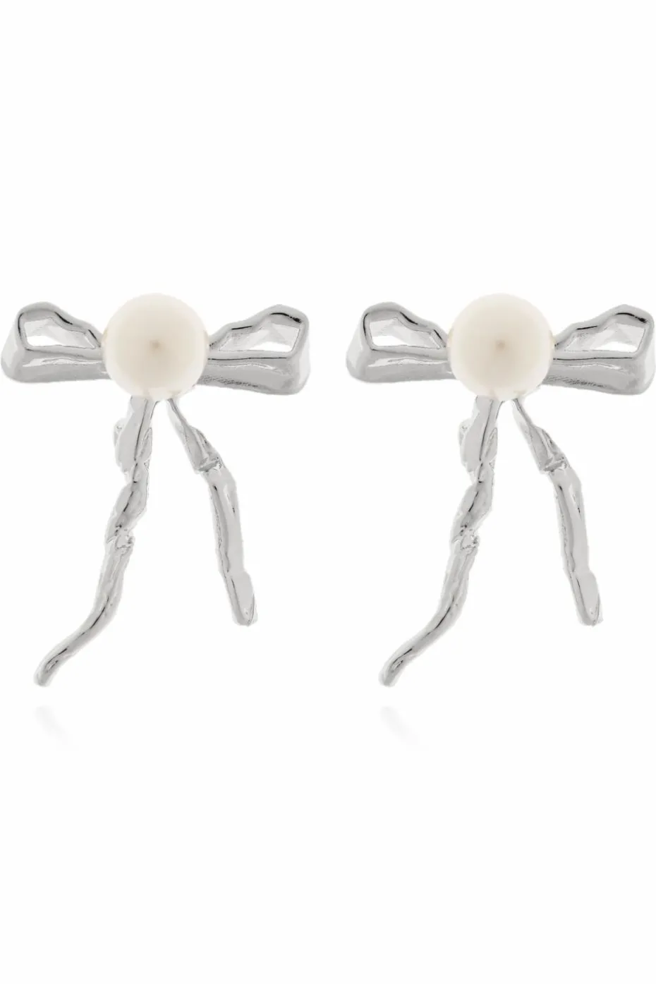 Marni SILVER Bow earrings
