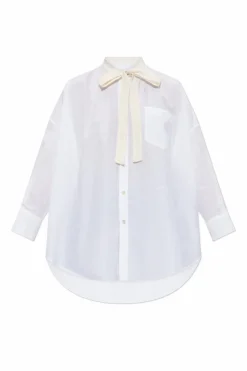 Marni WHITE Shirt made from mixed fabrics