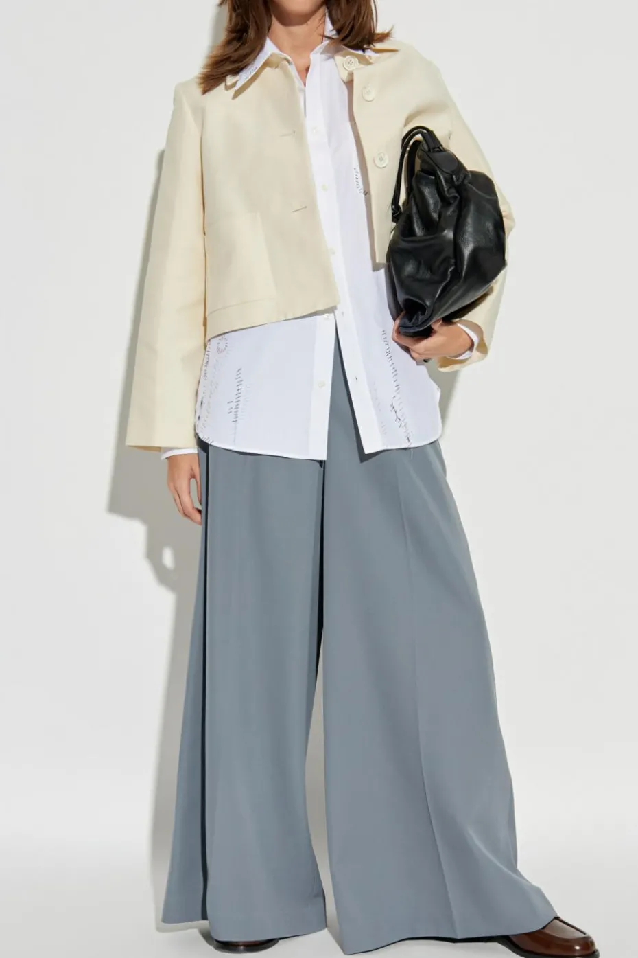 Marni WHITE Shirt with colorful stitching