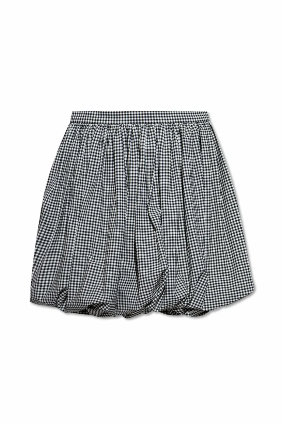 Marni WHITE Short plaid skirt