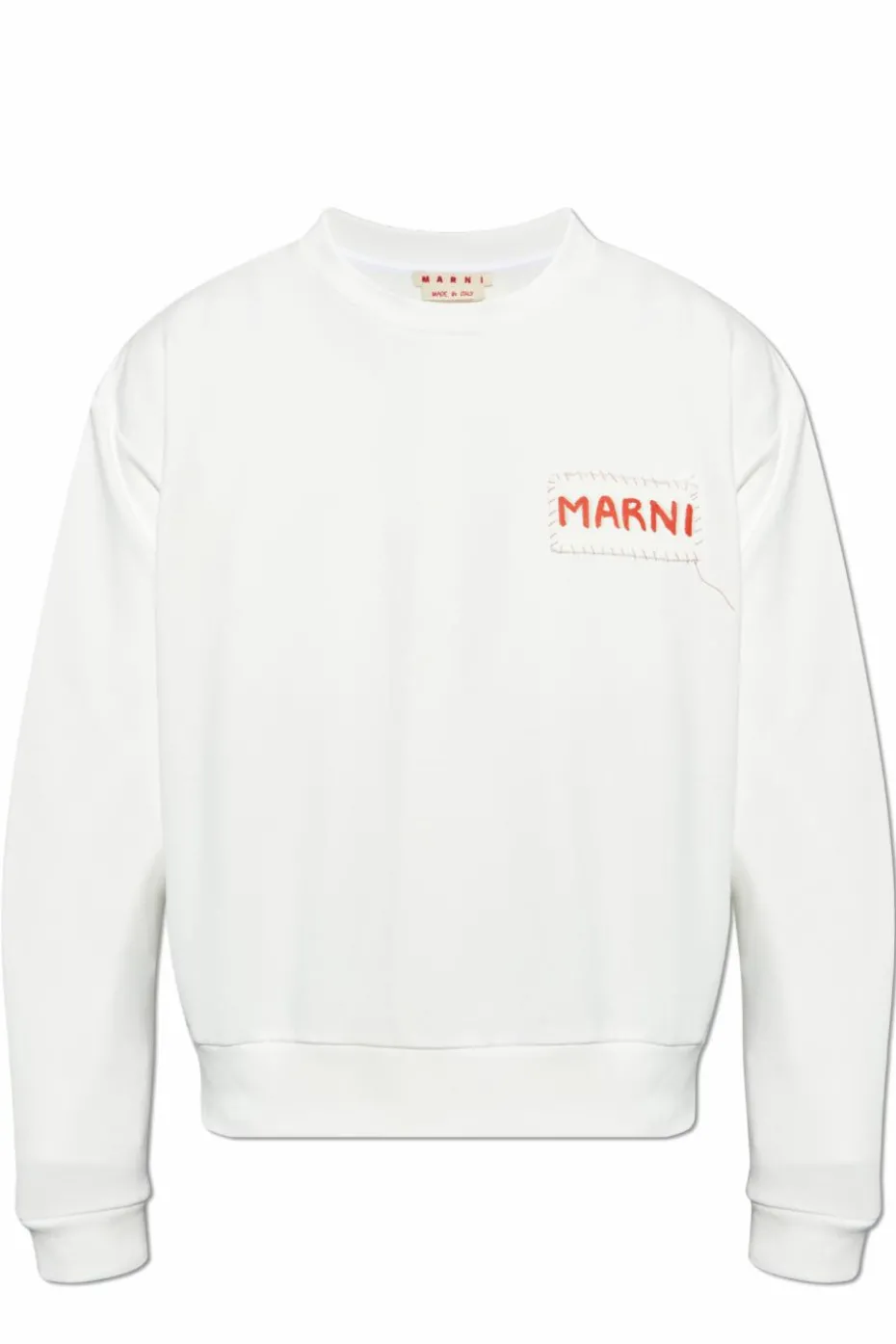 Marni WHITE Sweatshirt with logo