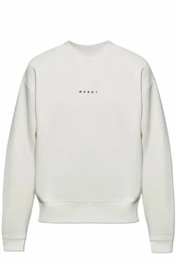 Marni WHITE Sweatshirt with logo