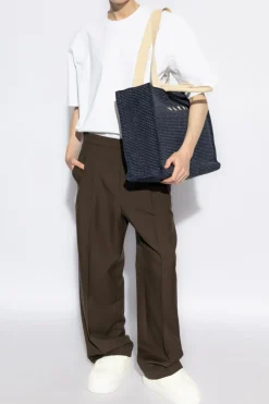 Marni WHITE T-shirt with logo