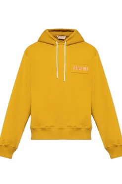 Marni YELLOW Sweatshirt with logo