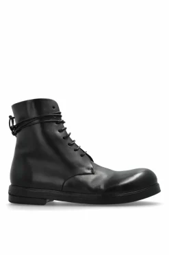 Marsell BLACK Leather ankle boots