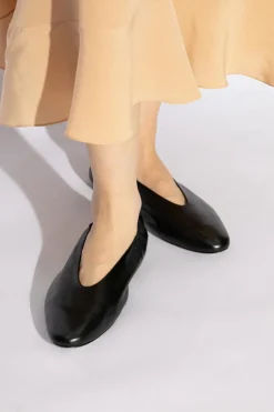 Marsell BLACK Leather ballerinas