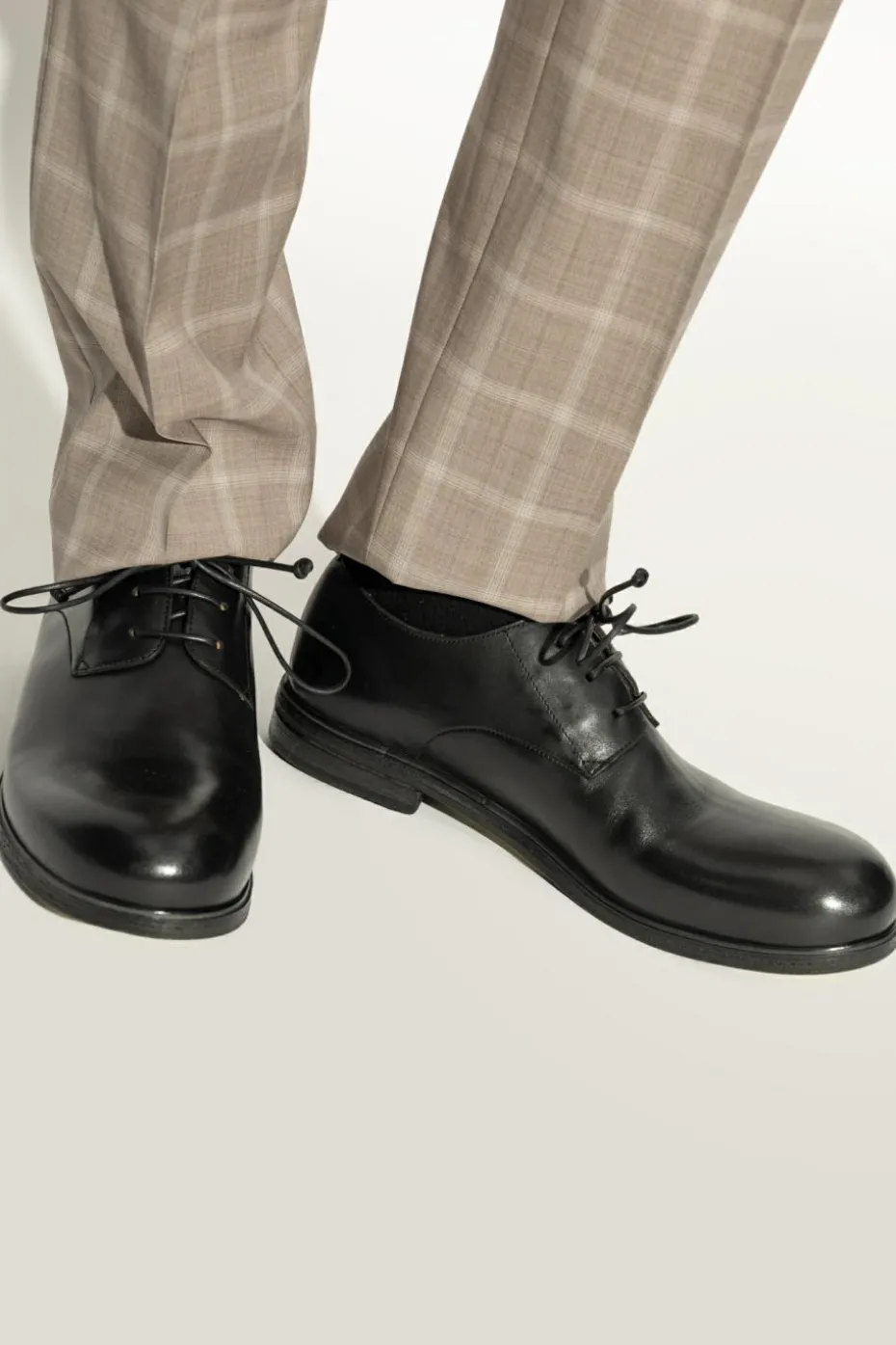 Marsell BLACK Leather boots Zucca