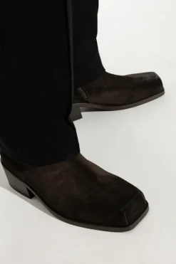 Marsell BROWN Suede ankle boots