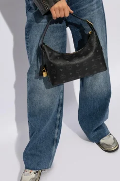 MCM BLACK ‘Aren Small’ shoulder bag