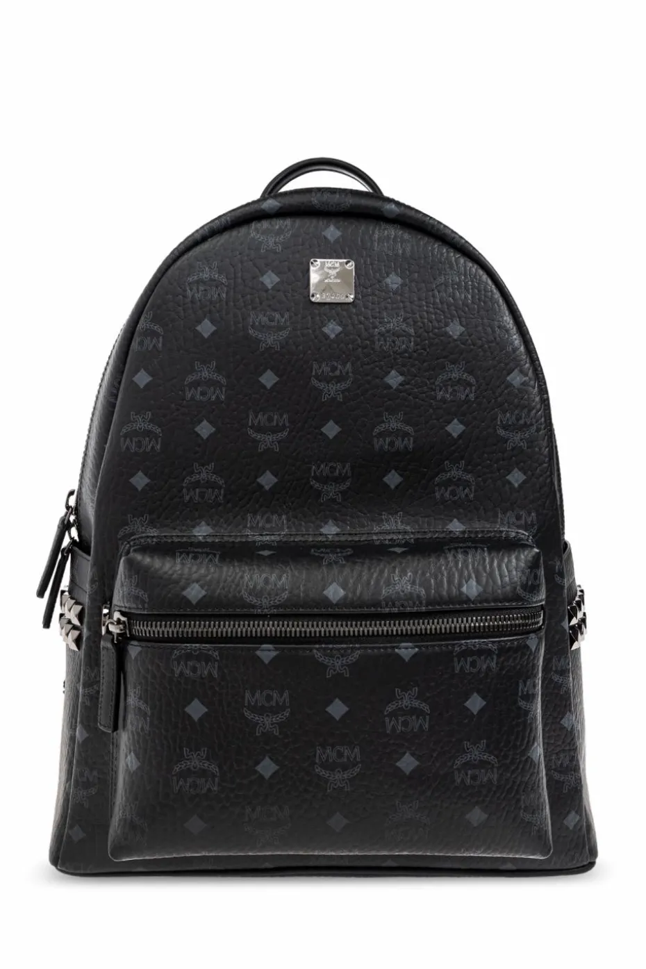 MCM BLACK Backpack with logo