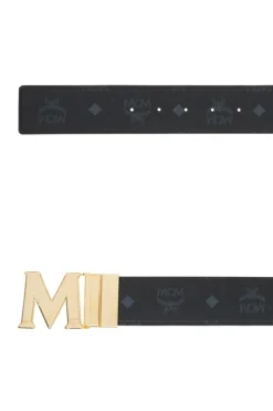 MCM BLACK Belt with logo