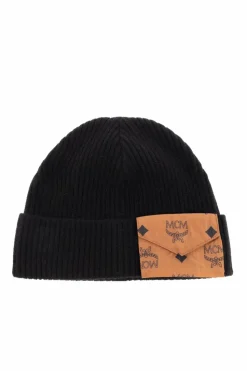 MCM BLACK Cap with pocket