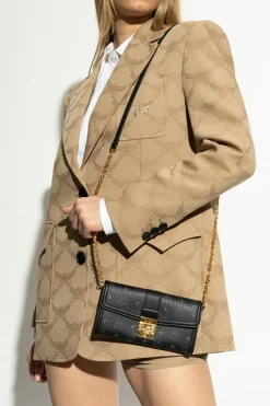 MCM BLACK Chain wallet Tracy