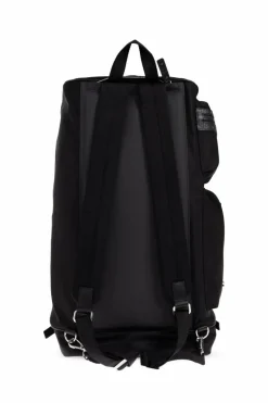 MCM BLACK Hand luggage bag with logo patch