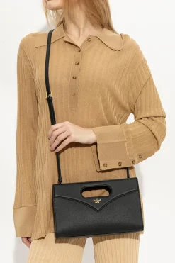 MCM BLACK Leather shoulder bag