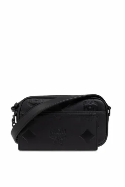 MCM BLACK Leather shoulder bag