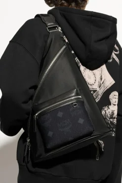 MCM BLACK One-shoulder backpack