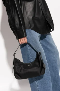 MCM BLACK Shoulder bag with logo