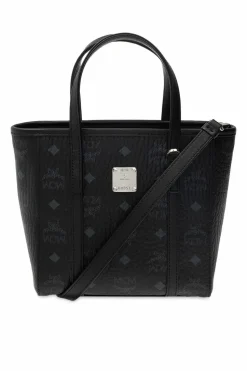 MCM BLACK Shoulder bag with logo